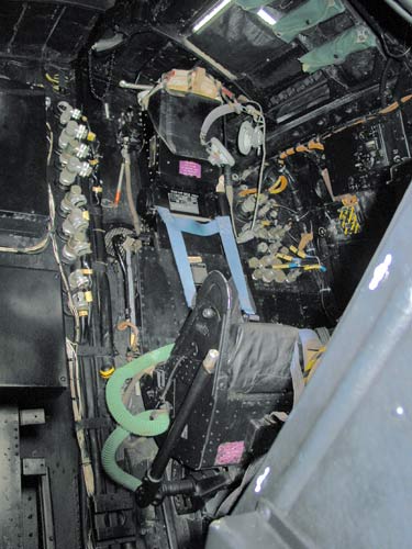 Inside WF922, a Canberra PR3