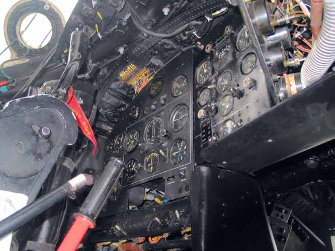 Inside WF922, a Canberra PR3